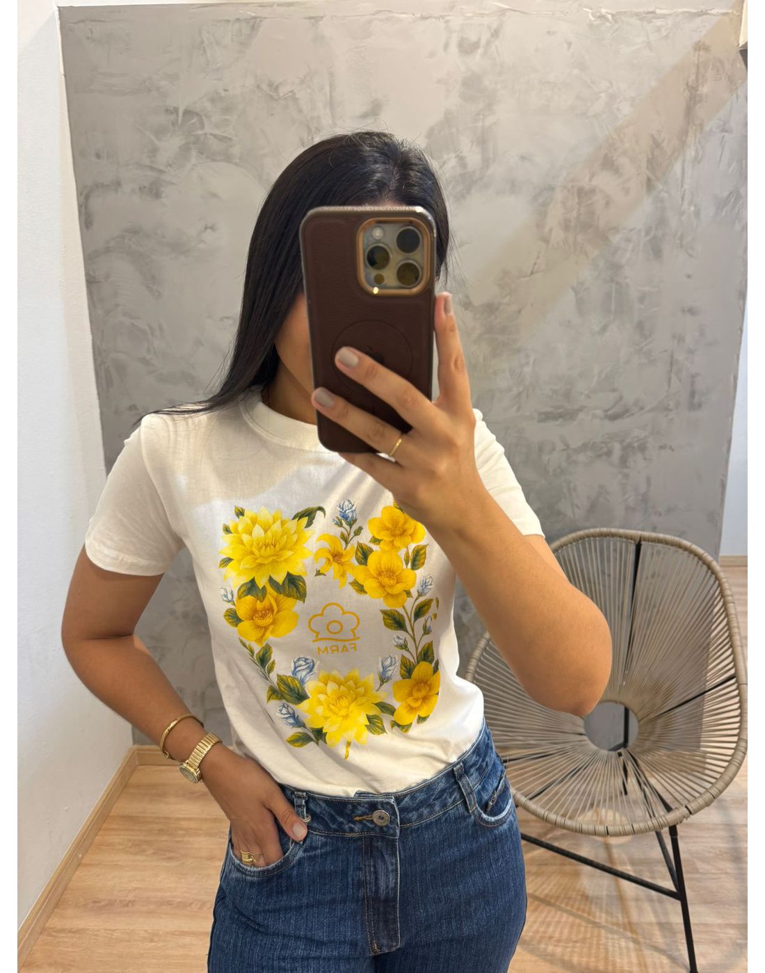 CAMISETA BASICA ALGODAO FARM 