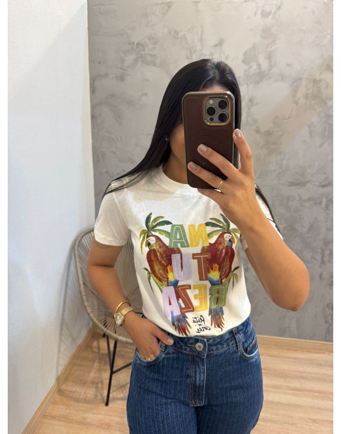 CAMISETA ALGODAO ARARA