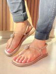 Sandália Flat Nude