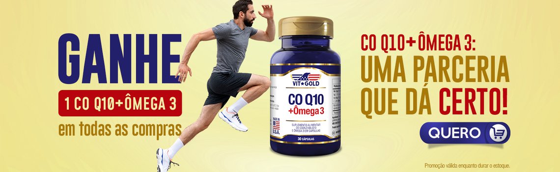 Compre e Ganhe CoQ10 + Ômega