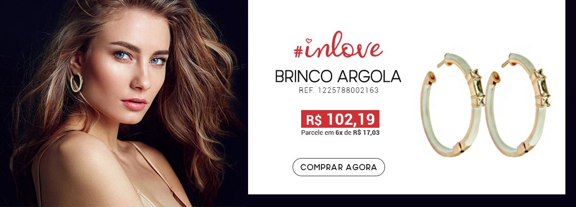 BRINCO ARGOLA ESMALTADA ZIRCÔNIA LESPRIT LB21631 ROSÉ MORGANITA
