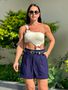 Short Alfaiataria Azul Marinho Nati