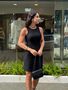 Vestido Tubinho Alfaiataria Chloé Preto