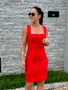 Vestido Curto Vermelho Eleonora