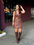Vestido Courino Miranda Croco