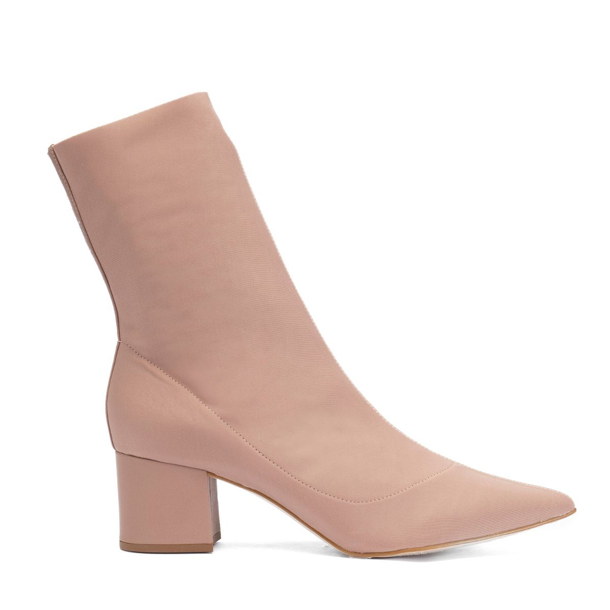 BOTA SAM SALTO BLOCO NEOPRENE NUDE - MONOÁ