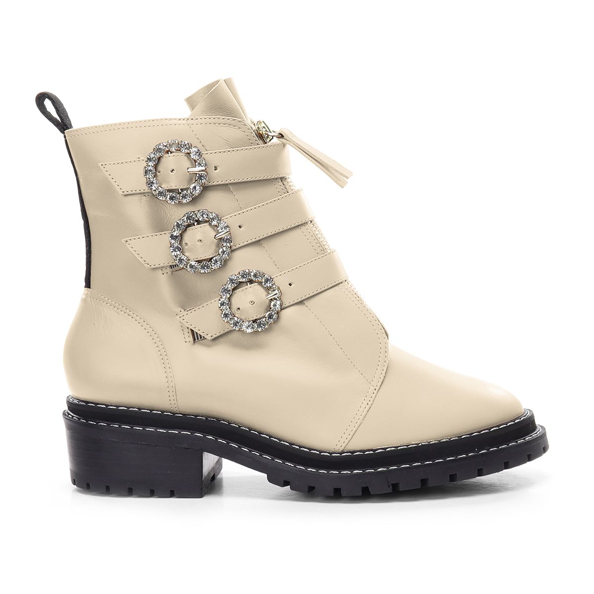 BOTA COTURNO MARGOT OFF WHITE - MONOÁ