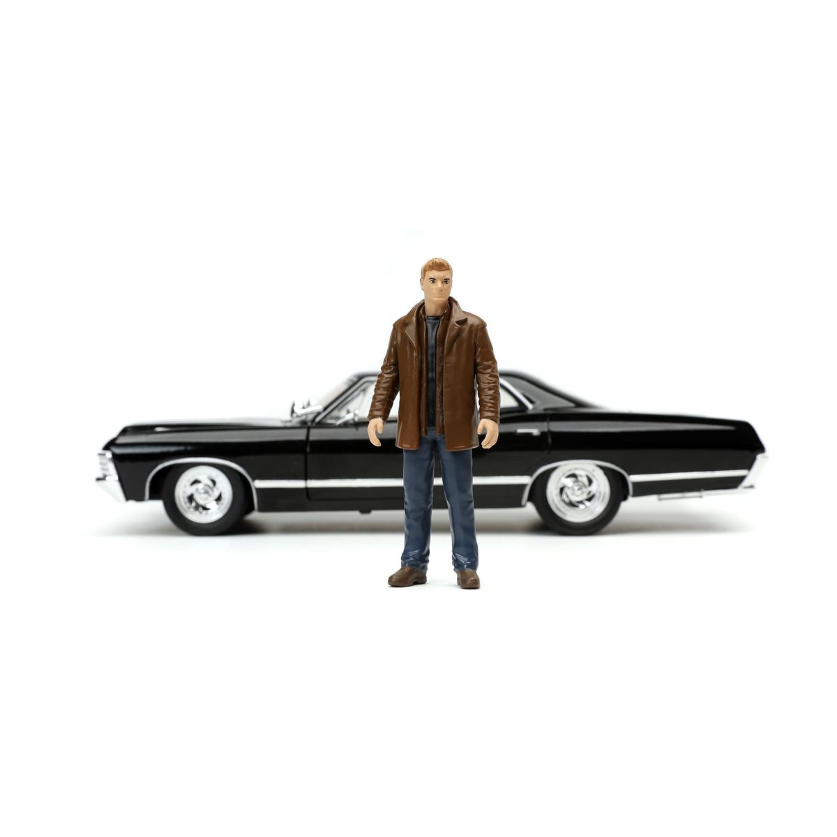 Miniatura Impala Supernatural Com Boneco Dean- Serie de Tv Jada 1/24