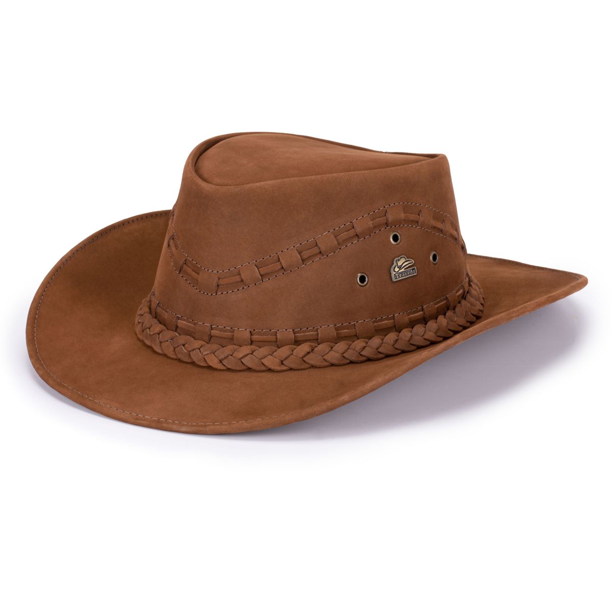 Chapéu Traiado Australiano Copa Trançada Marrom - SHOP TRAIADO