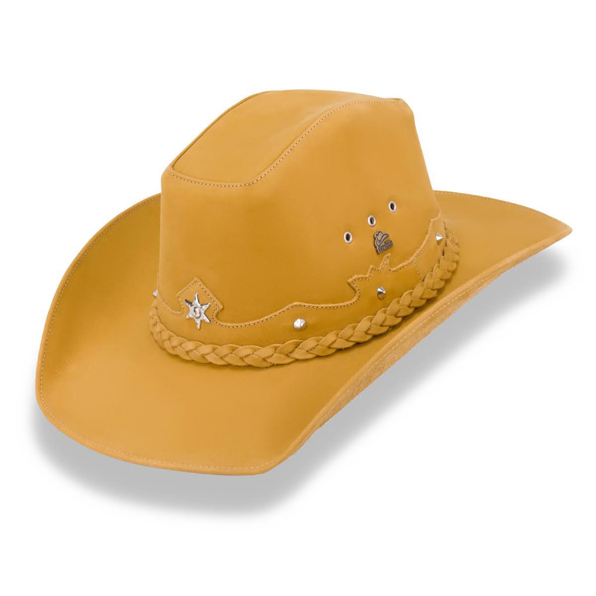 Chapéu Traiado Americano com estrela Castor Gold - SHOP TRAIADO