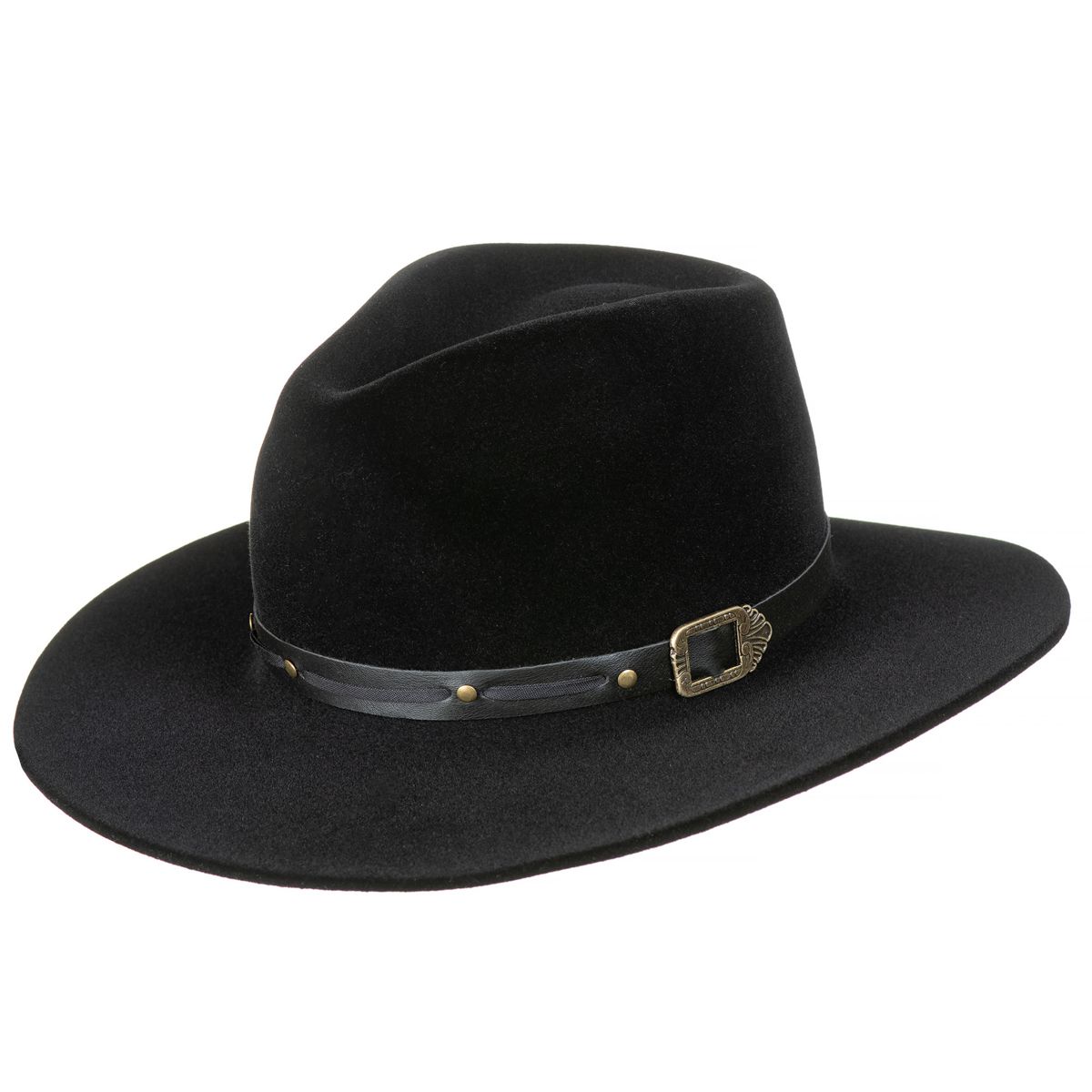 Chapéu Preto Modelo Gusttavo Lima Aba 8 Cm Unissex... - CLUB 21 COUNTRY