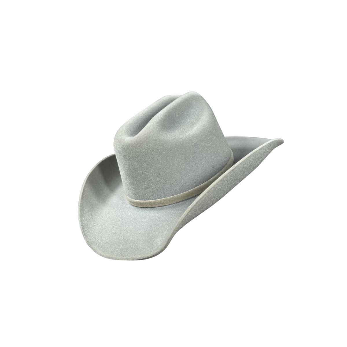 Chapéu Country Montana Gelo Aba 10 Aveludado Uniss... - CLUB 21 COUNTRY