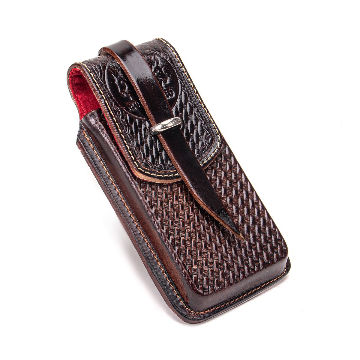 Capa de Couro Bainha para Celular Fechamento com V... - CLUB 21 COUNTRY