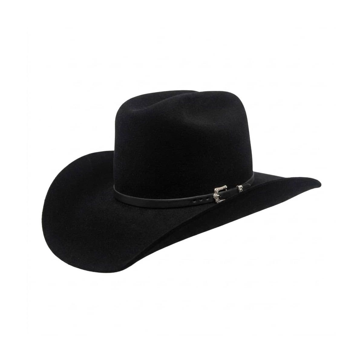 Chapéu Country Montana Preto Aba 10 Aveludado Unis... - CLUB 21 COUNTRY