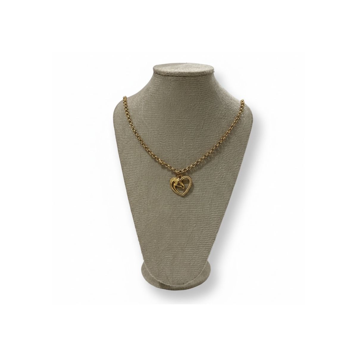 Colar Dourado Feminino Horse - CODIGO52 - CLUB 21 COUNTRY