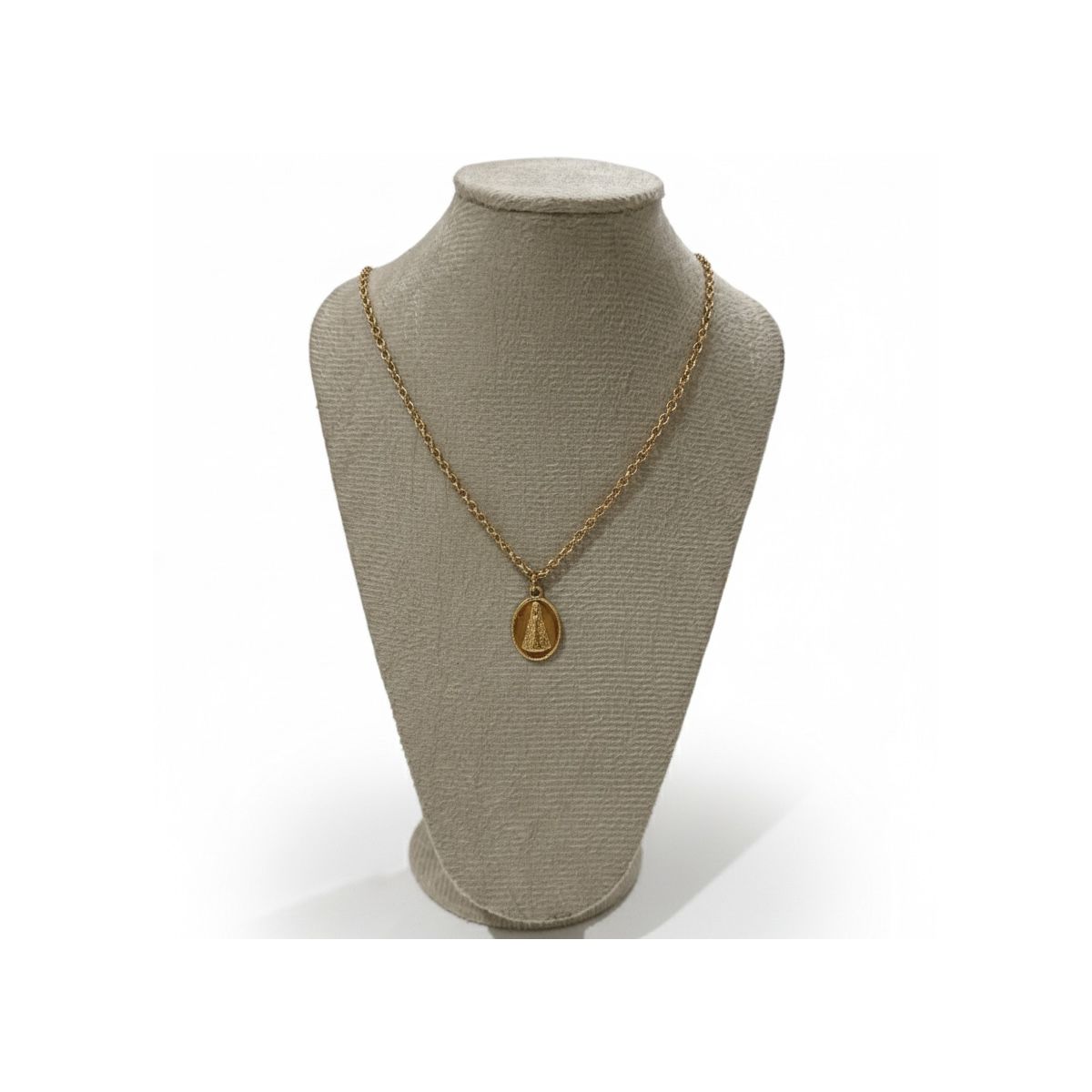 Colar Dourado Feminino Nossa Senhora - CODIGO49 - CLUB 21 COUNTRY