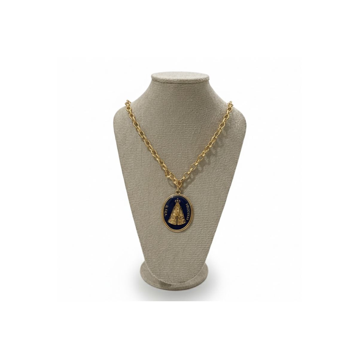 Colar Dourado Feminino Nossa Senhora - CODIGO55 - CLUB 21 COUNTRY