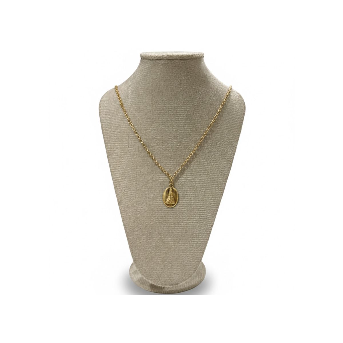 Colar Dourado Feminino Nossa Senhora - CODIGO60 - CLUB 21 COUNTRY