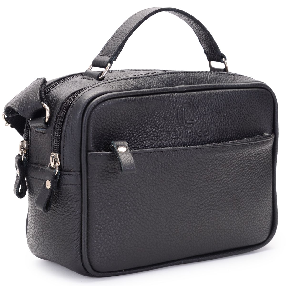 Bolsa Tiracolo Preta - CUIRCO