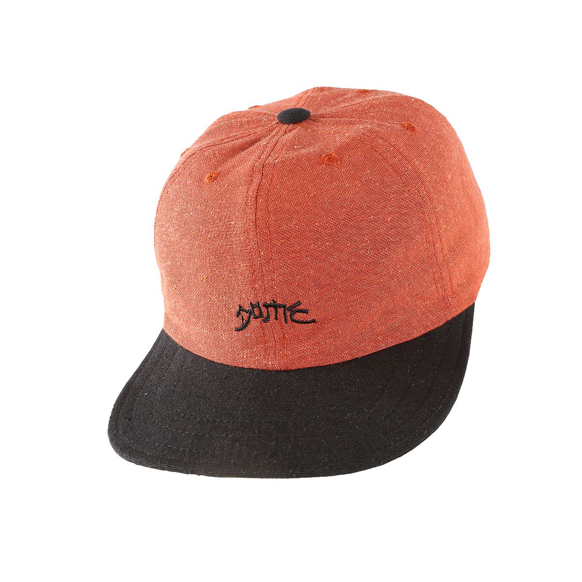 Dad Hat Dome Orange Black