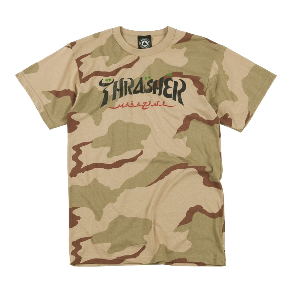 Camiseta Thrasher Especial Caligraphy Marrom