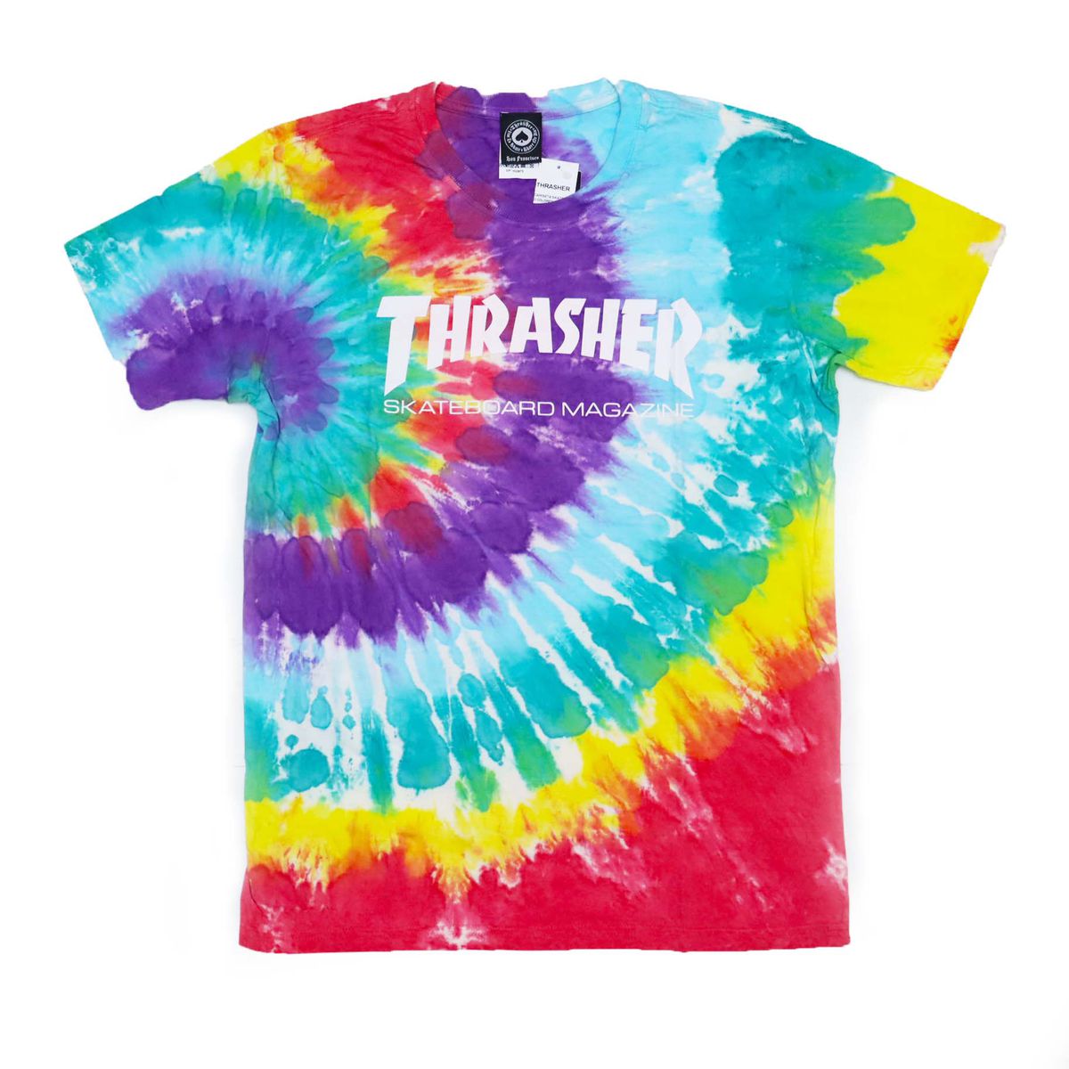 Camiseta Thrasher Skate Mag Colered Tie Dye