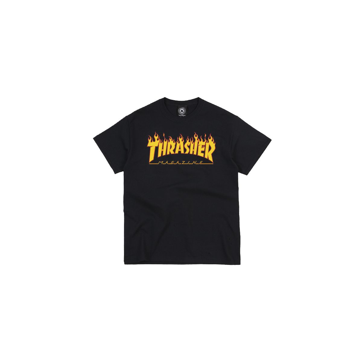 Camiseta Thrasher Flame Logo Black