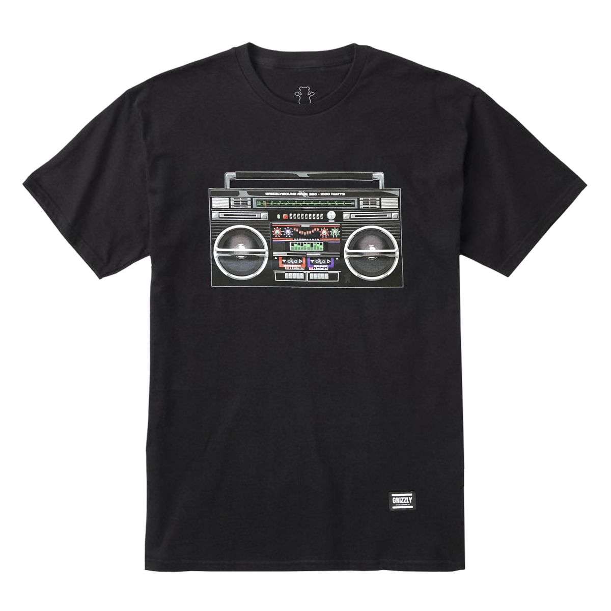 Camiseta Grizzly Boom Box Black