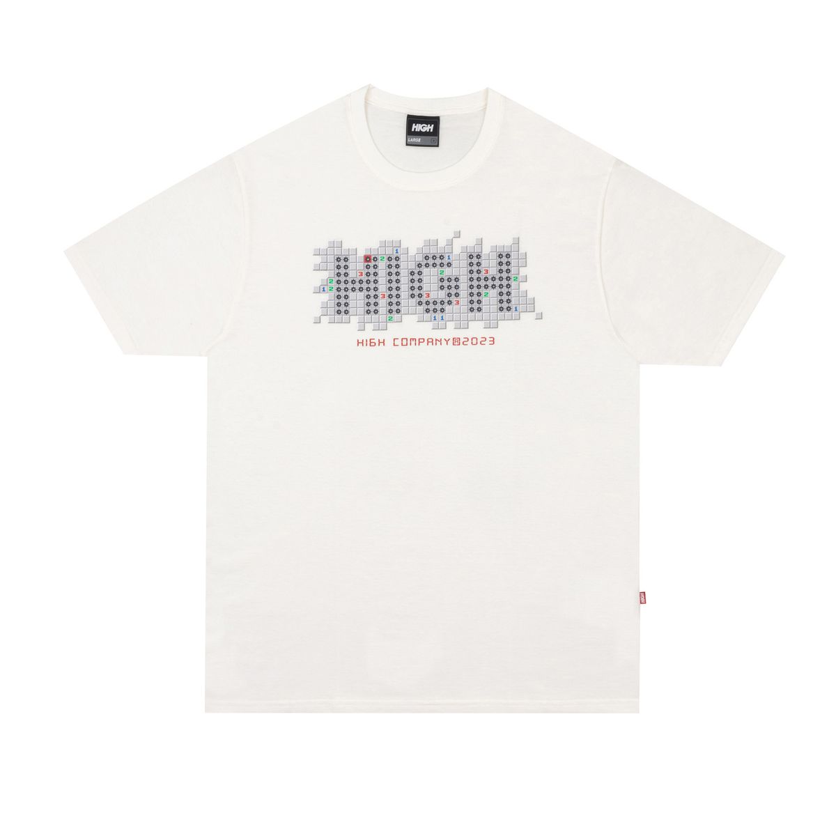 Camiseta High Tee Minesweeper White