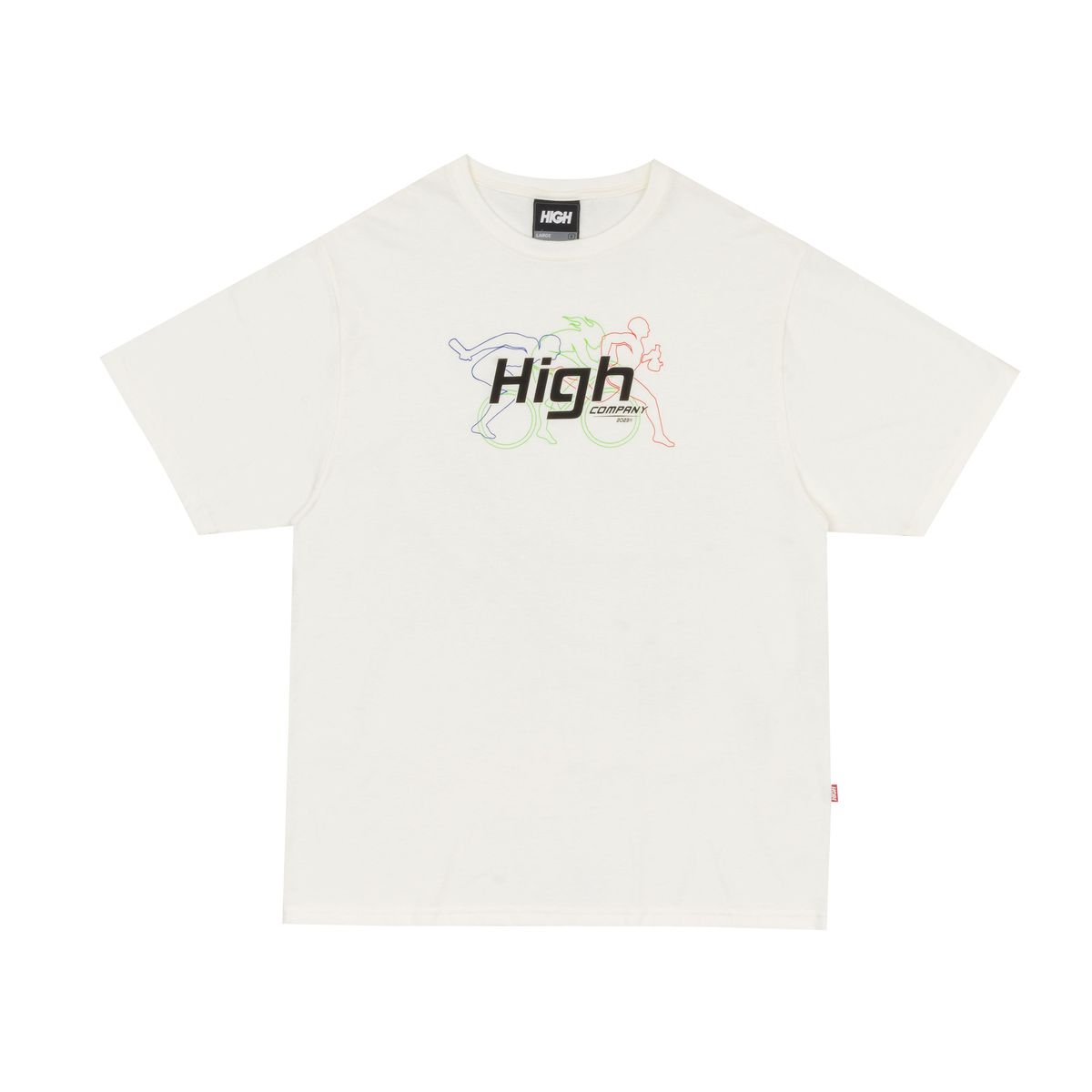 Camiseta High Tee Triatlon White
