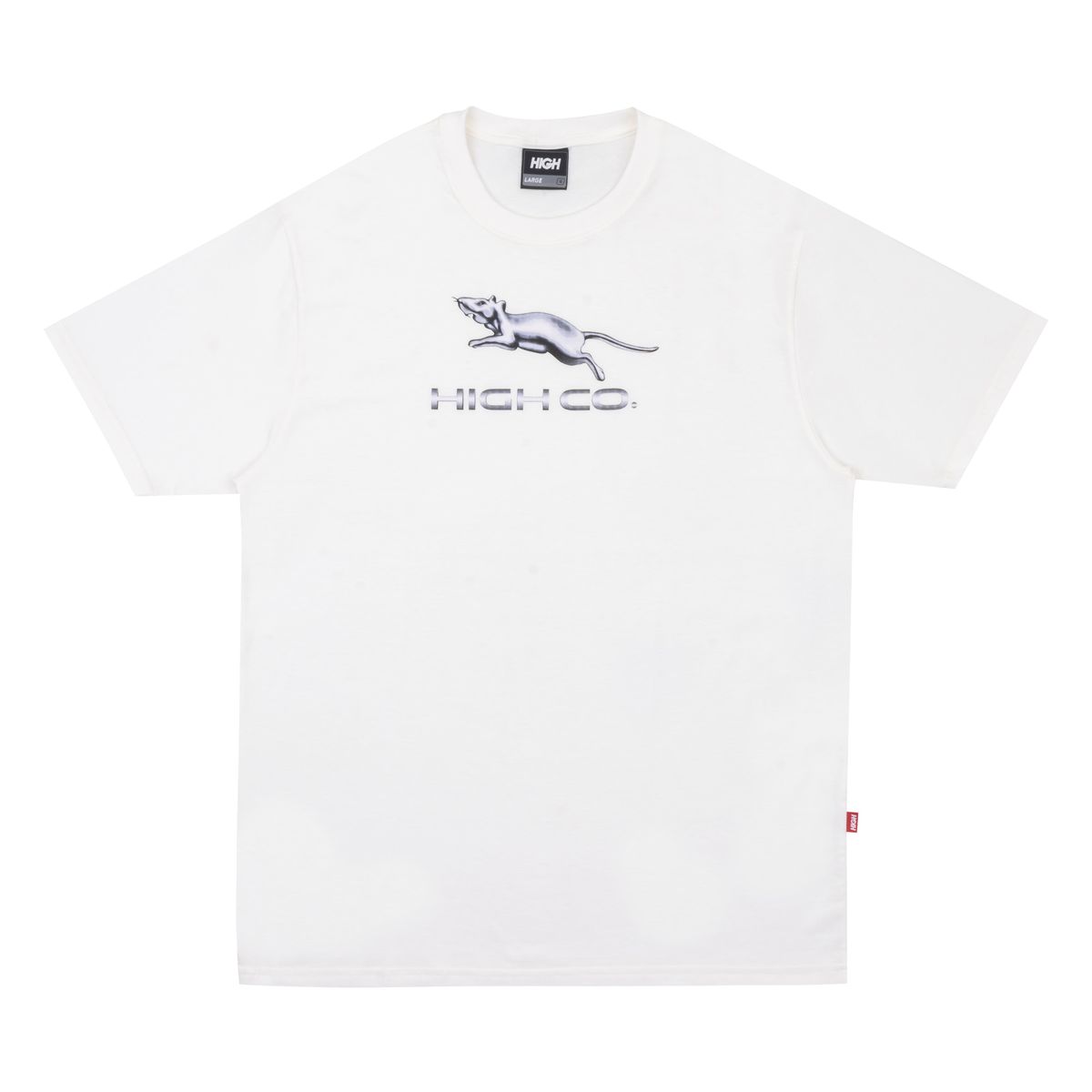 Camiseta High Tee Rat White