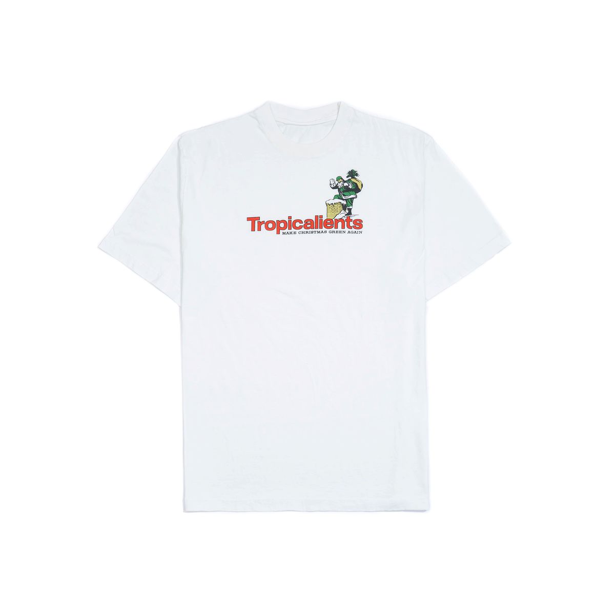 Camiseta Tropicalients Tee Green Again White