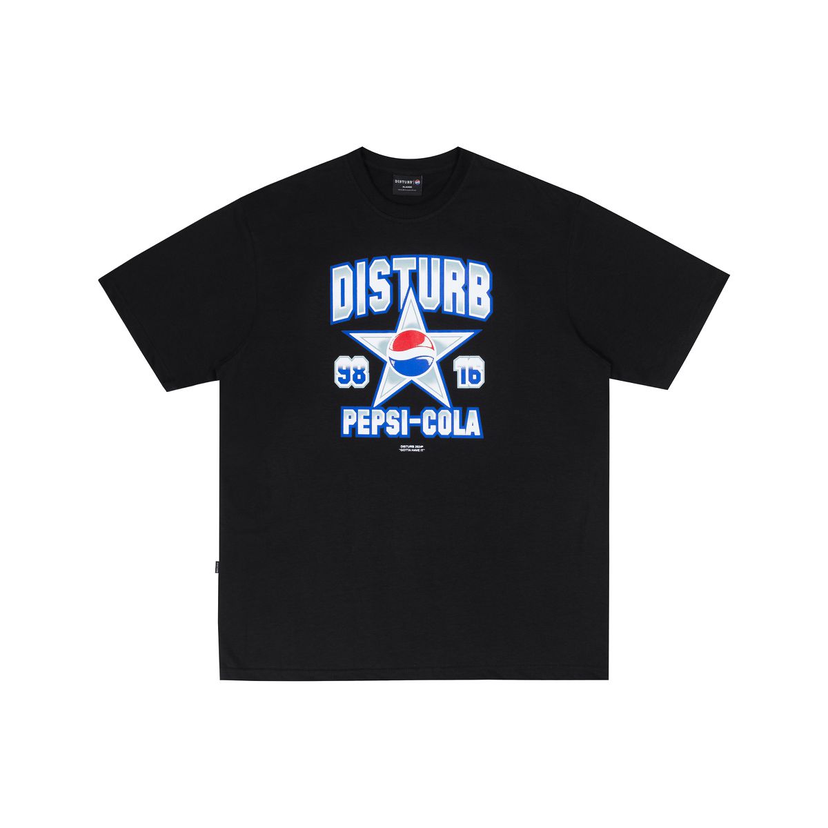 Camiseta Disturb Cola Star Black
