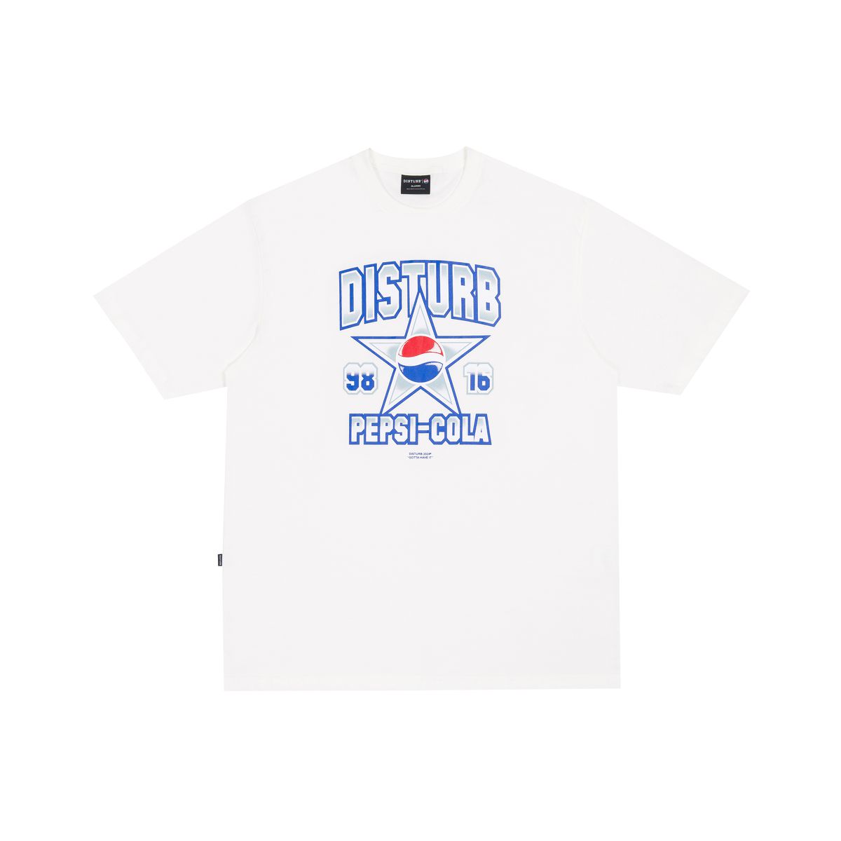 Camiseta Disturb Cola Star Off White