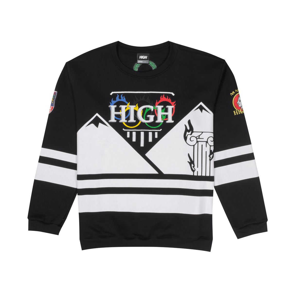 CrewNeck High Olympic Black