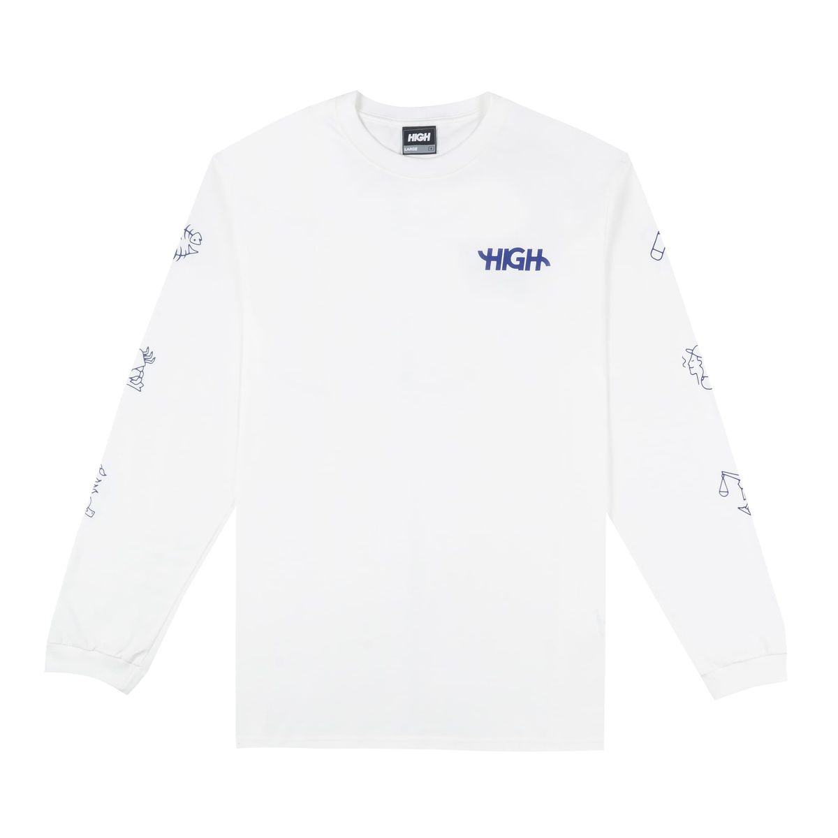 Longsleeve High Zodiac White