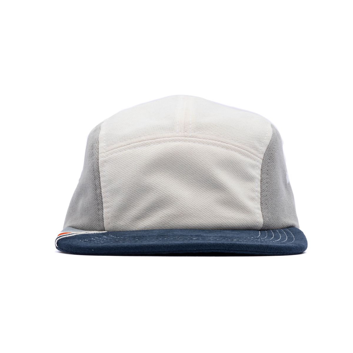 Boné 5 Panel Öus Phibo Creme Cinza