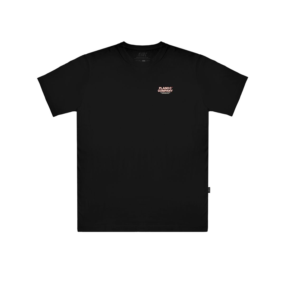 Camiseta Plano C Skate Tripe Black