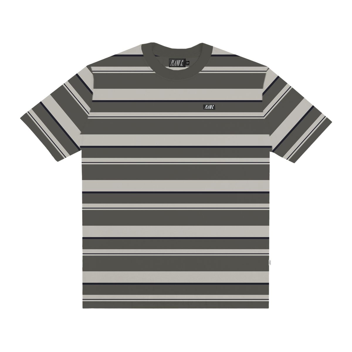 Camiseta Plano C Listrada Minilog Verde