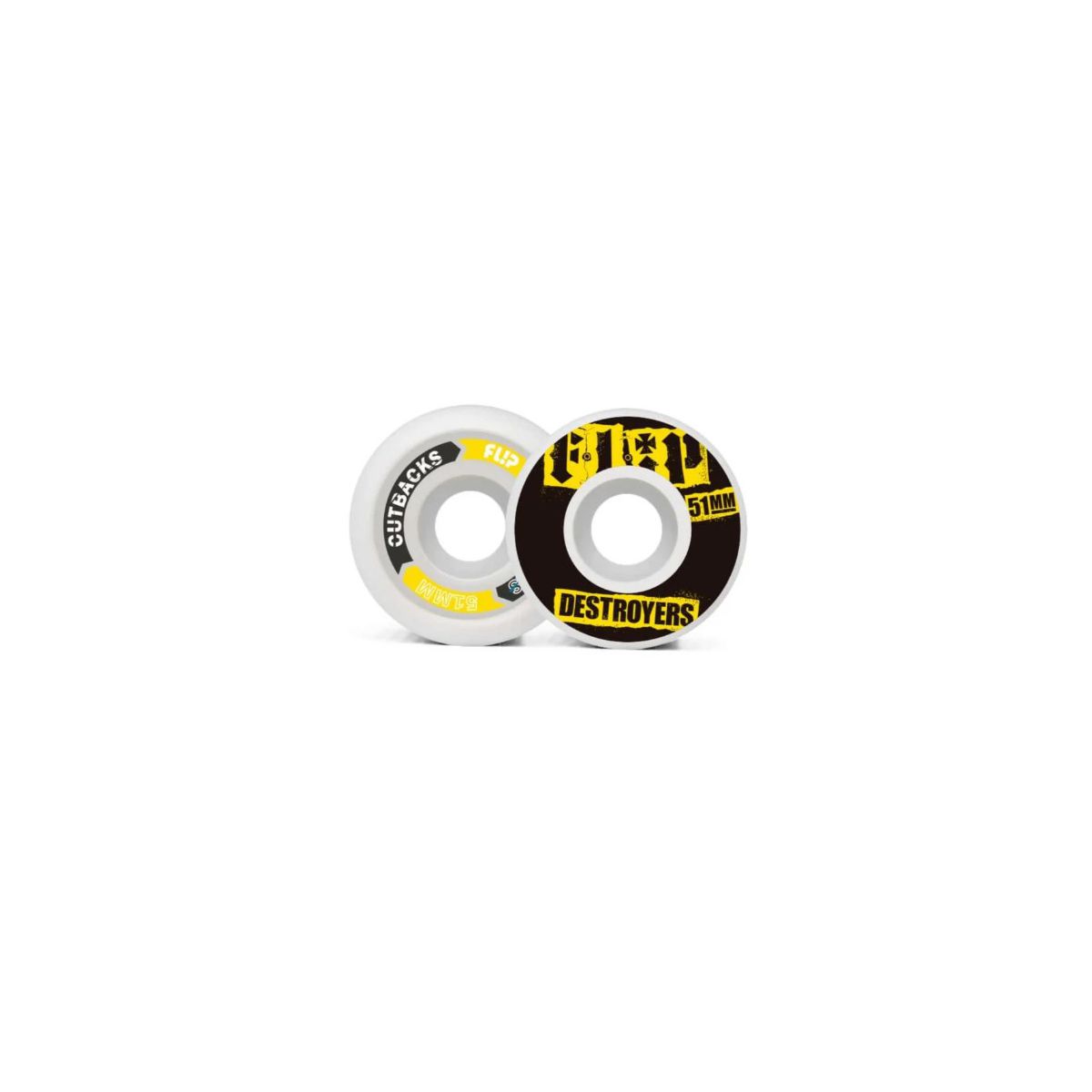 Roda Flip Destroyers Branca 51mm