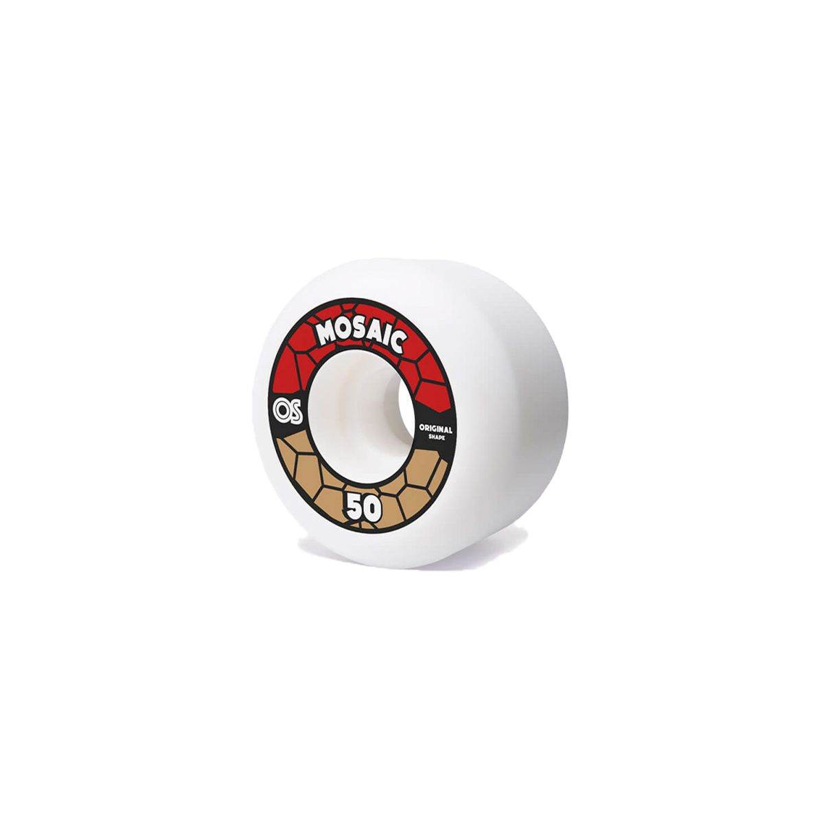 Roda Mosaic Company Original Shape Branca 50mm