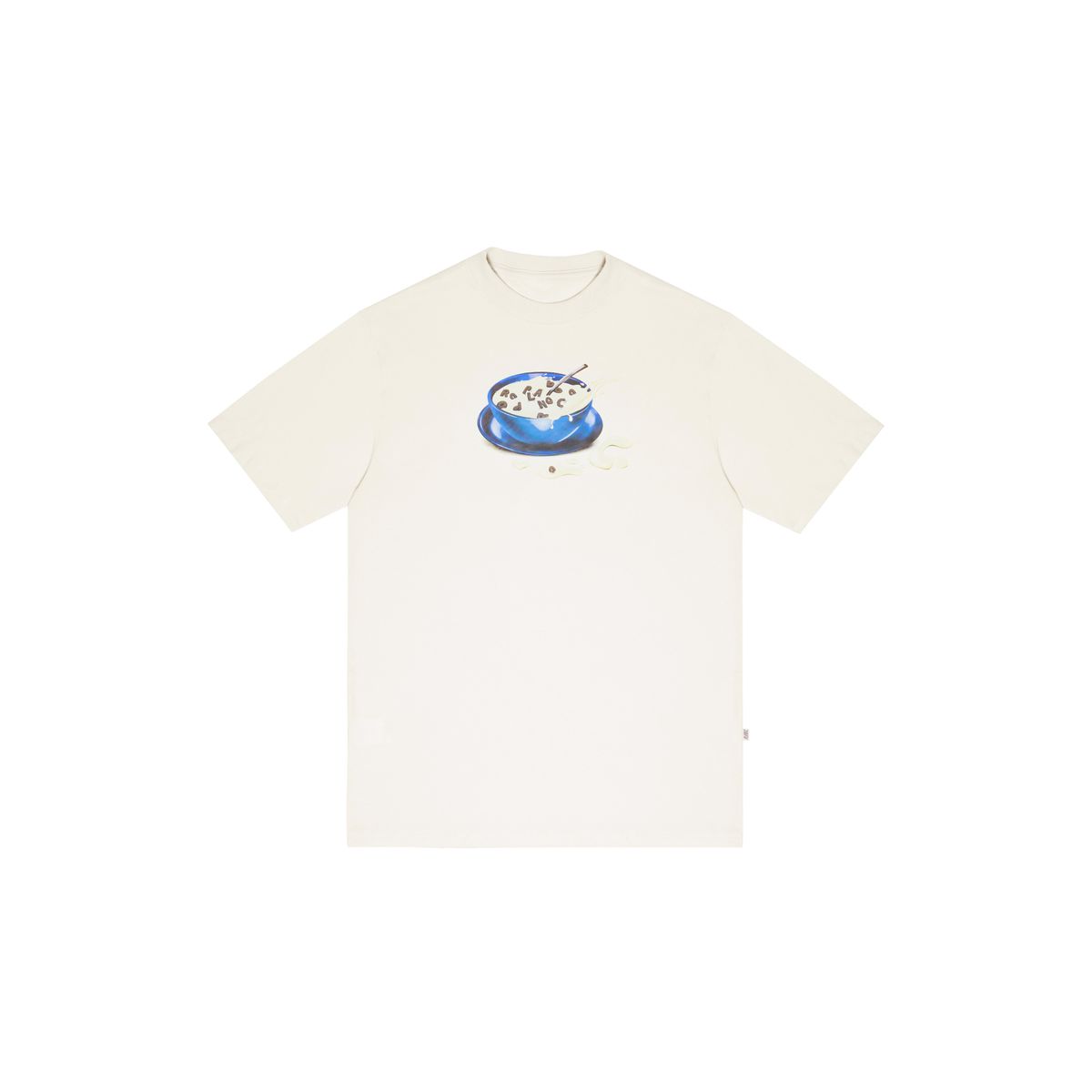 Camiseta Plano C Logo Cereal White