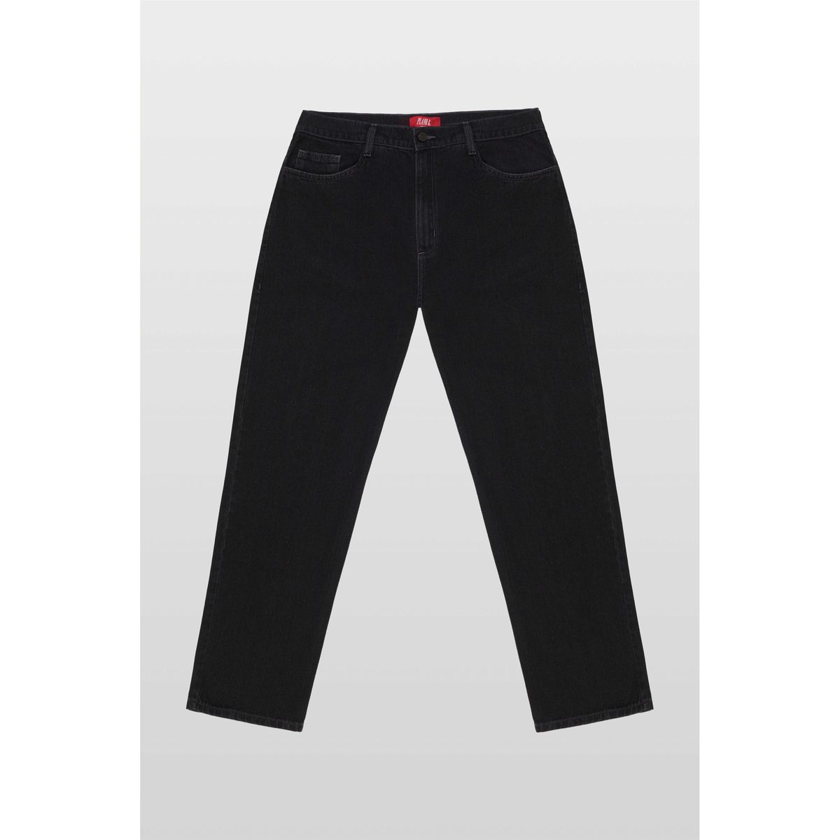 Calça Plano C Baggy Jeans Pants Washed Black