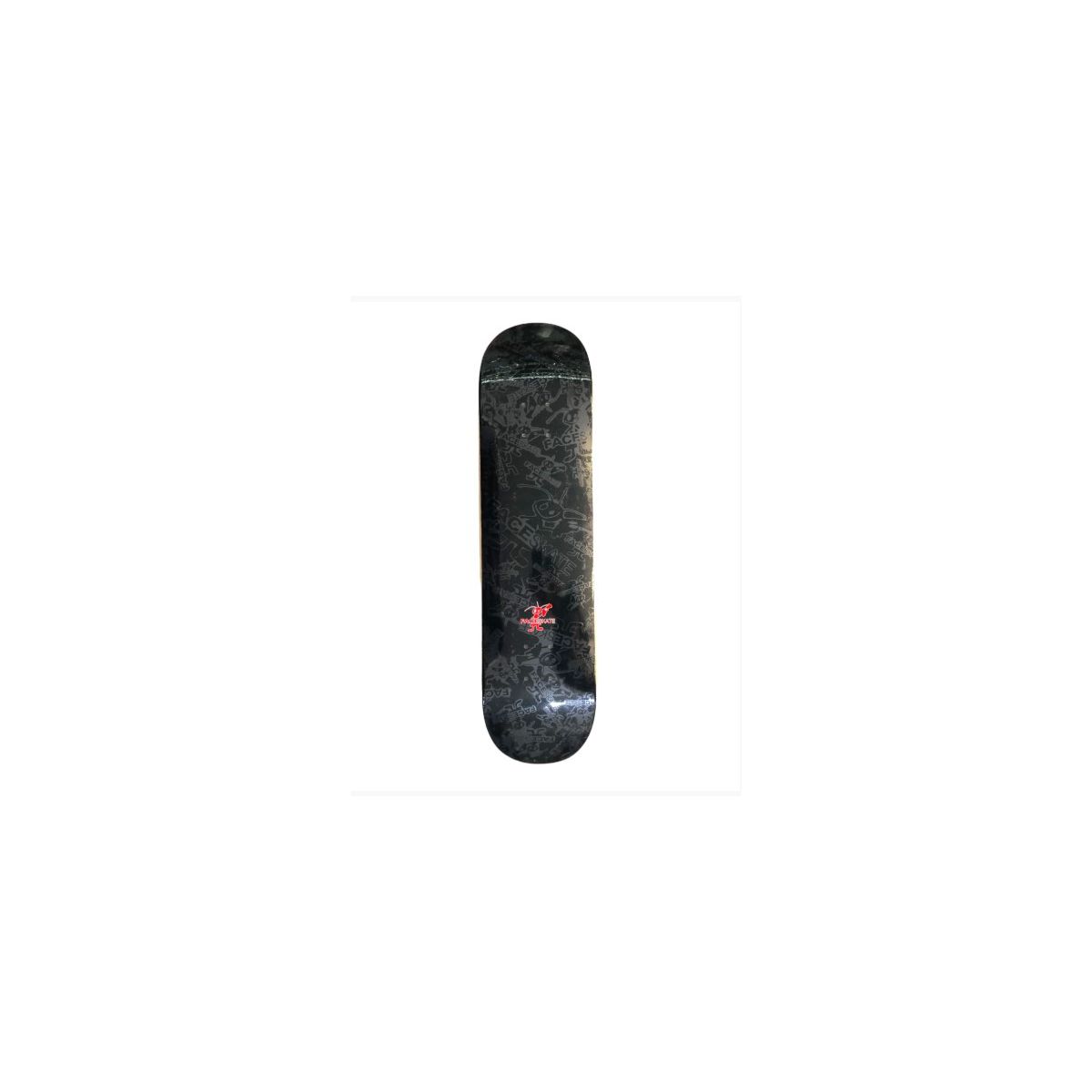Shape Maple Face Embossed Relevo Black
