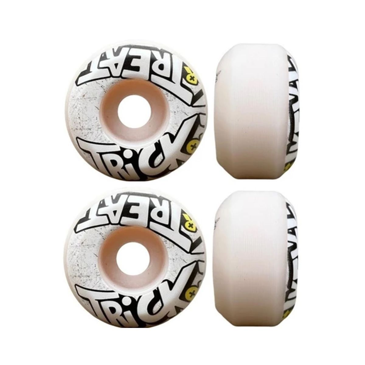 Roda Trick Treat Logo White 51mm