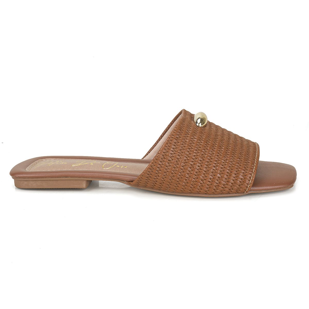 Sandália Rasteira Caramelo