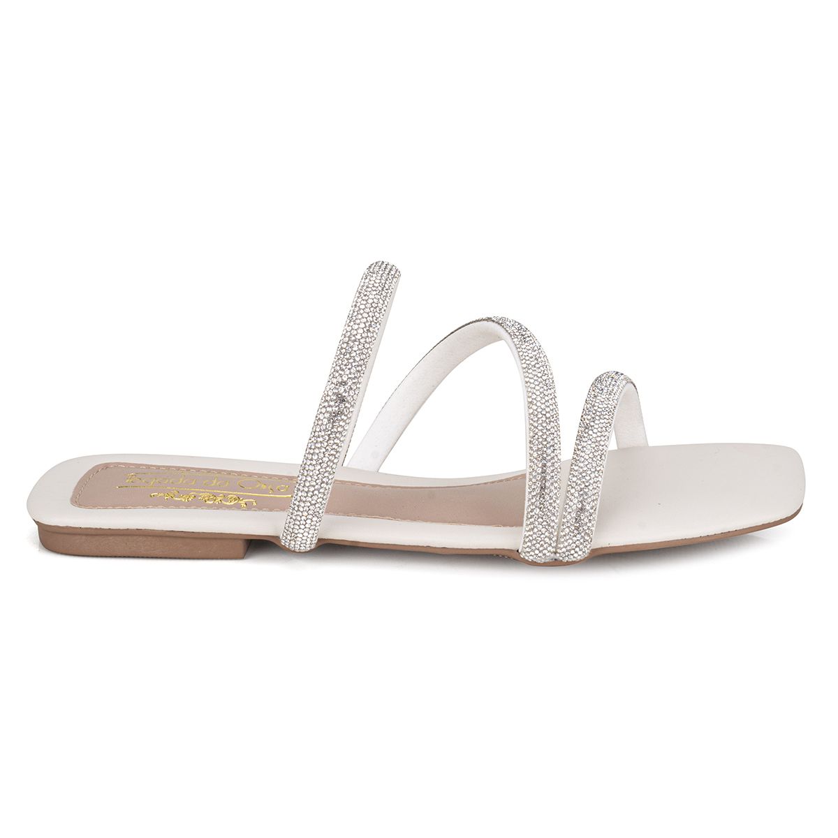 Sandália Rasteira Off-White