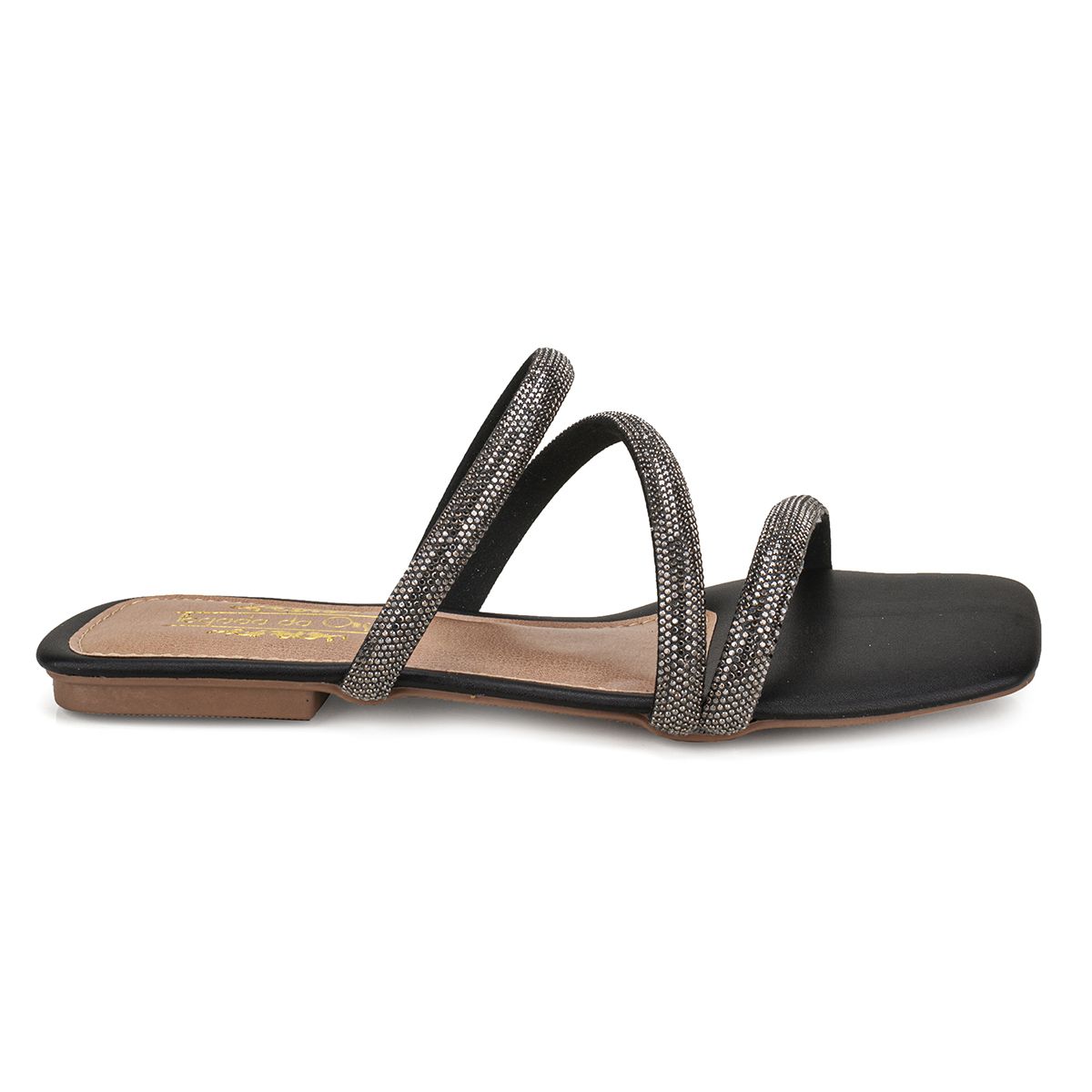 Sandália Rasteira Preto