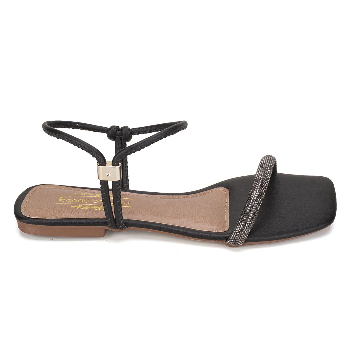 Sandália Rasteira Preto