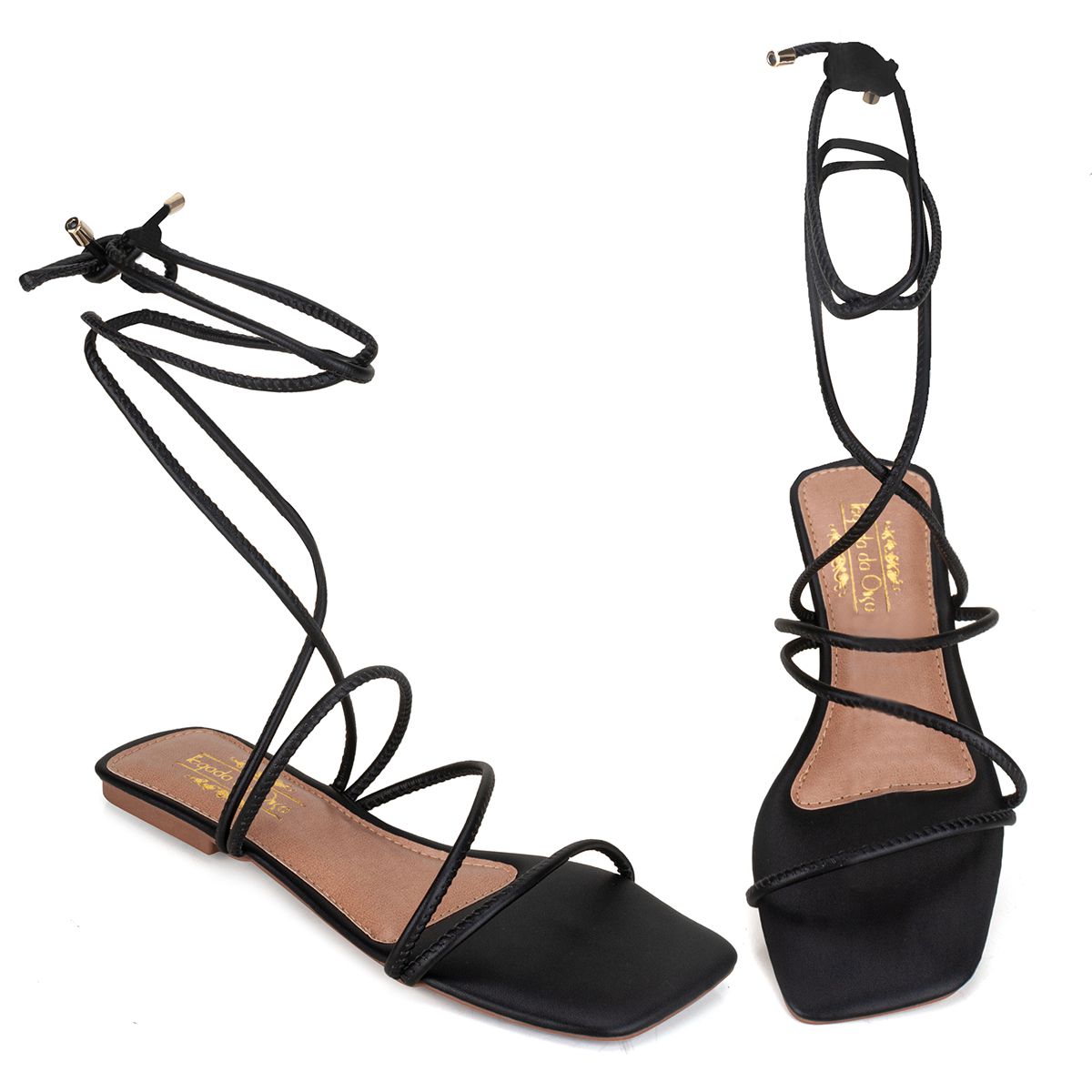 Sandália Rasteira Preto